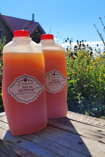 Jus de pomme direct du verger
